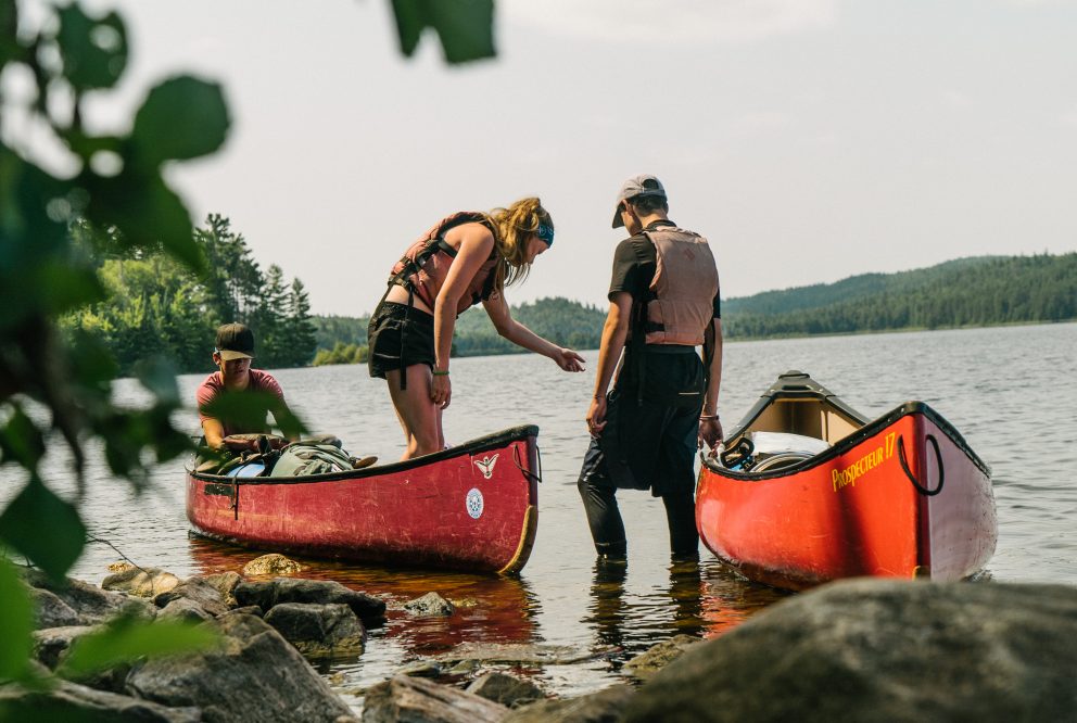canoeing Ontario youth summer