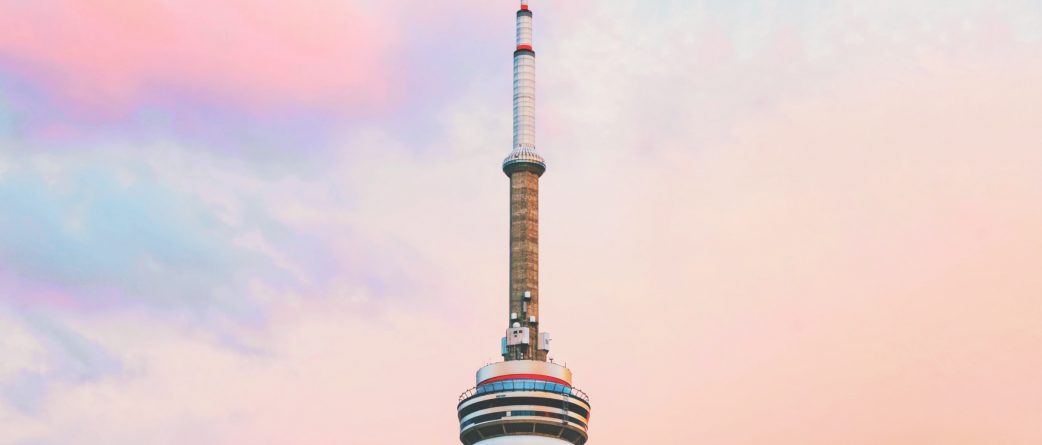 cn tower toronto urban graphic