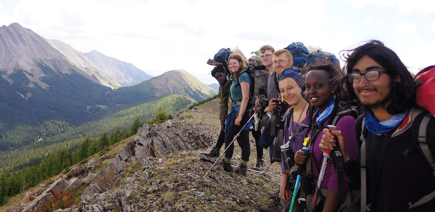 Rocky Mountain Youth hiking on Ridge